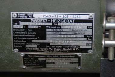 Webasto Heiz- und Lüftungsanlage 